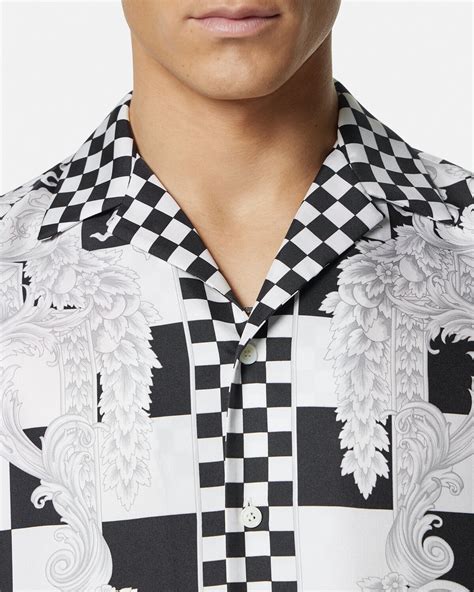 versace medusa print jacket|versace medusa contrasto shirts.